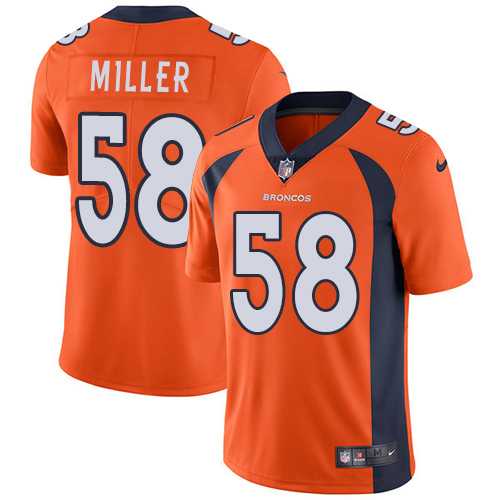 Nike Denver Broncos #58 Von Miller Orange Team Color NFL Vapor Untouchable Limited Jersey,We sell and wholesale Nike Denver Broncos #58 Von Miller Orange Team Color NFL Vapor Untouchable Limited Jersey on line form chian!